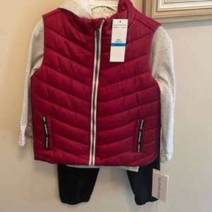 3 piece Calvin Klein set size 24 mos